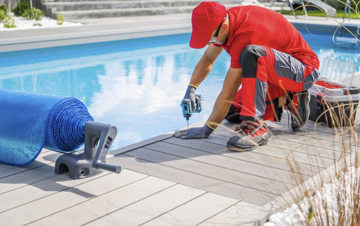 Expert pool technician performing equipment repairs in Redondo Beach, CA