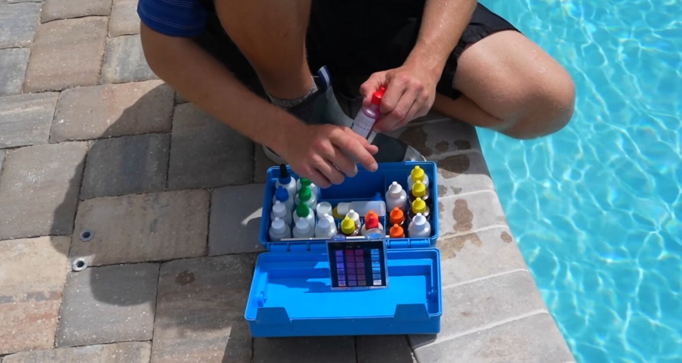 Pool water chemistry testing for balanced and safe water in Redondo Beach, CA